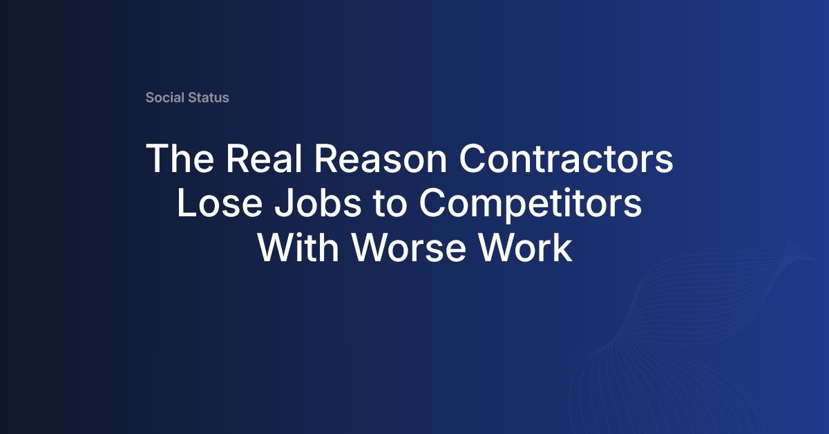 Contractor marketing systems guide for trades businesses — Social Status Inc.