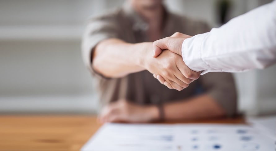 Social Status Inc. founder meeting with a trades business owner to discuss growth strategy